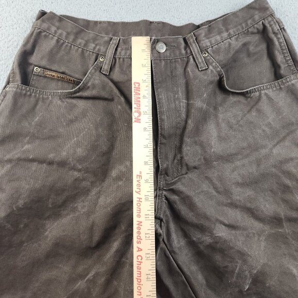 Carpenter Canvas Shorts Mens 34 Regular Hammer Loop Workwear Utility Faded Brown - Picture 7 of 11